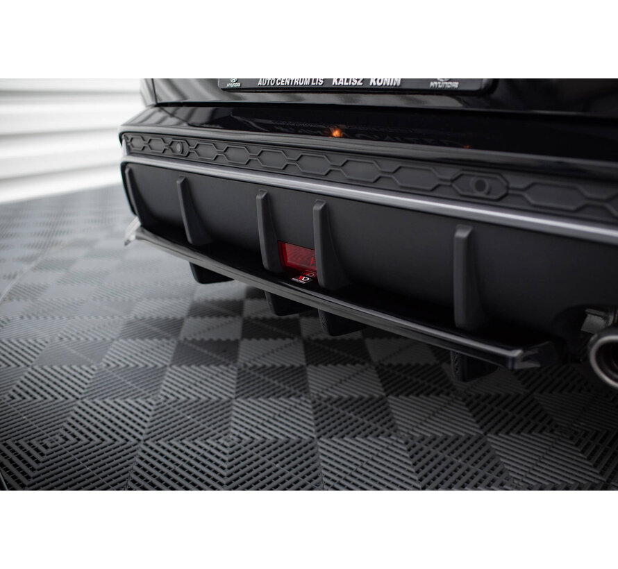 Maxton Design Rear Splitter (with vertical bars) Hyundai Kona N-Line Mk2