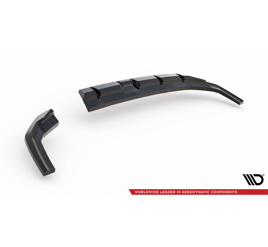 Maxton Design Rear Splitter (with vertical bars) Hyundai Kona N-Line Mk2