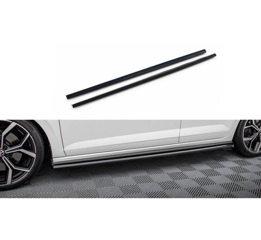 Maxton Design Side Skirts Diffusers Volkswagen Polo GTI Mk6 Facelift