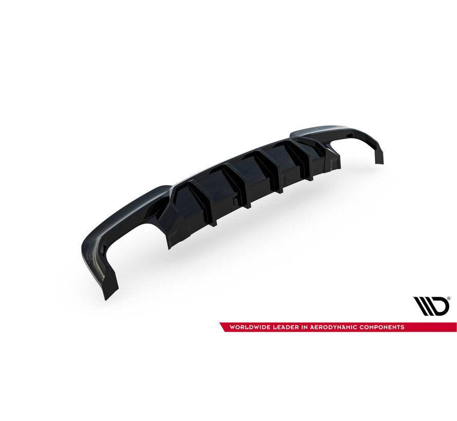 Maxton Design Rear Valance V.2 BMW 5 M-Pack F10 / F11 (Version with two double exhausts)