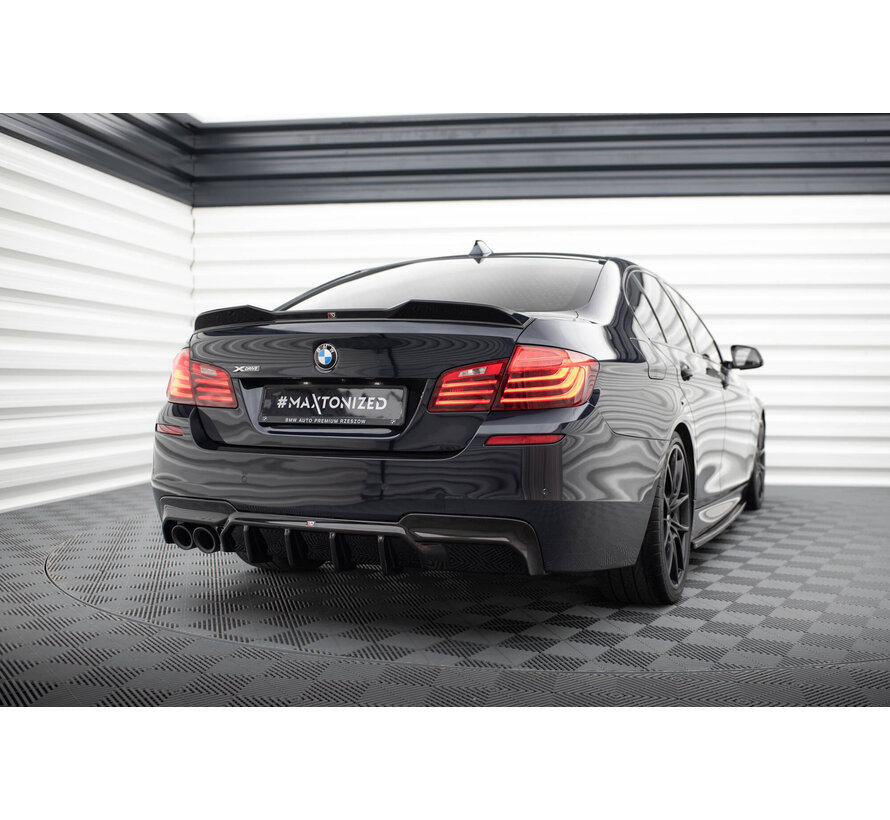 Maxton Design Rear Valance V.2 BMW 5 M-Pack F10 / F11 (Version with double exhaust on one side)