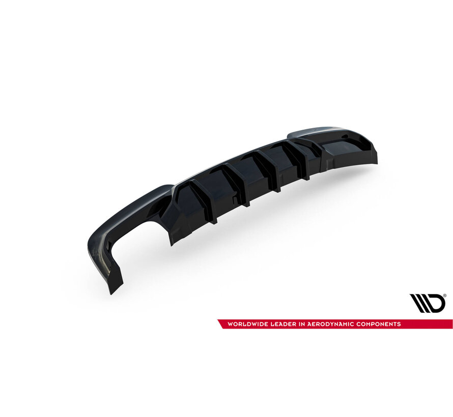 Maxton Design Rear Valance V.2 BMW 5 M-Pack F10 / F11 (Version with double exhaust on one side)