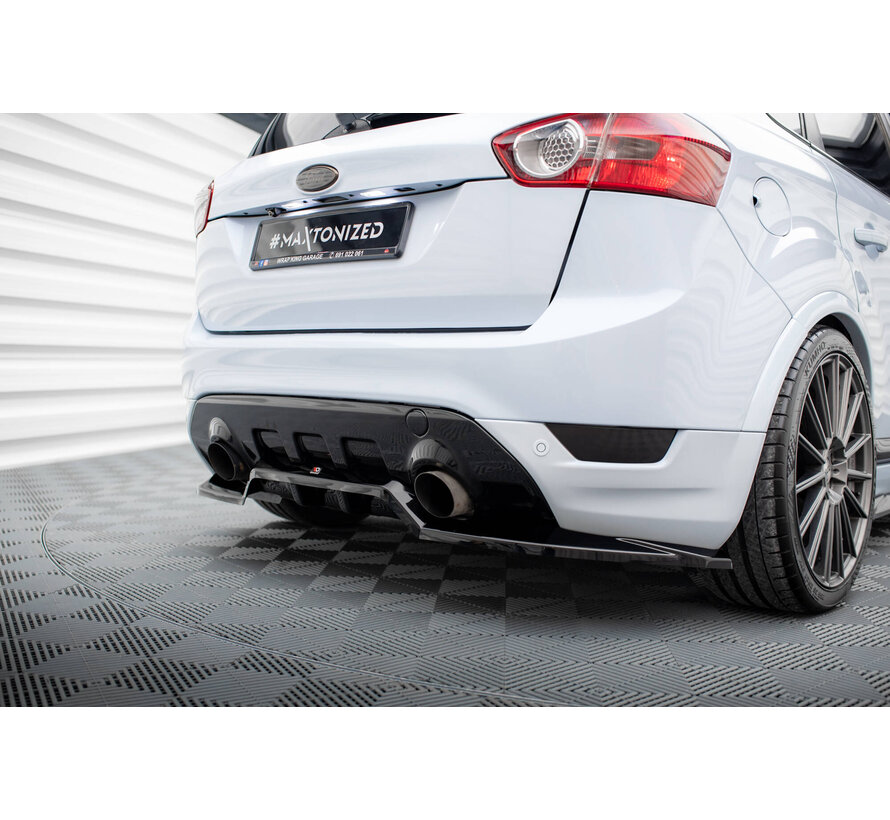 Maxton Design Rear Splitter (with vertical bars) Ford Kuga ST Mk1