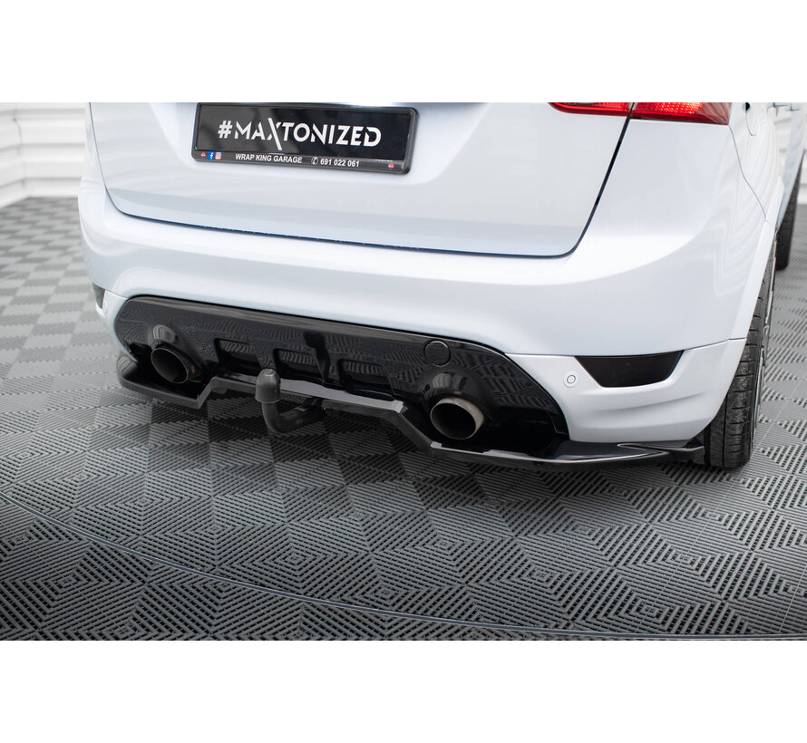 Maxton Design Rear Splitter (with vertical bars) Ford Kuga ST Mk1