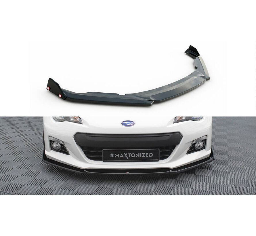 Maxton Design Front Splitter V.1 + Flaps Subaru BRZ Mk1