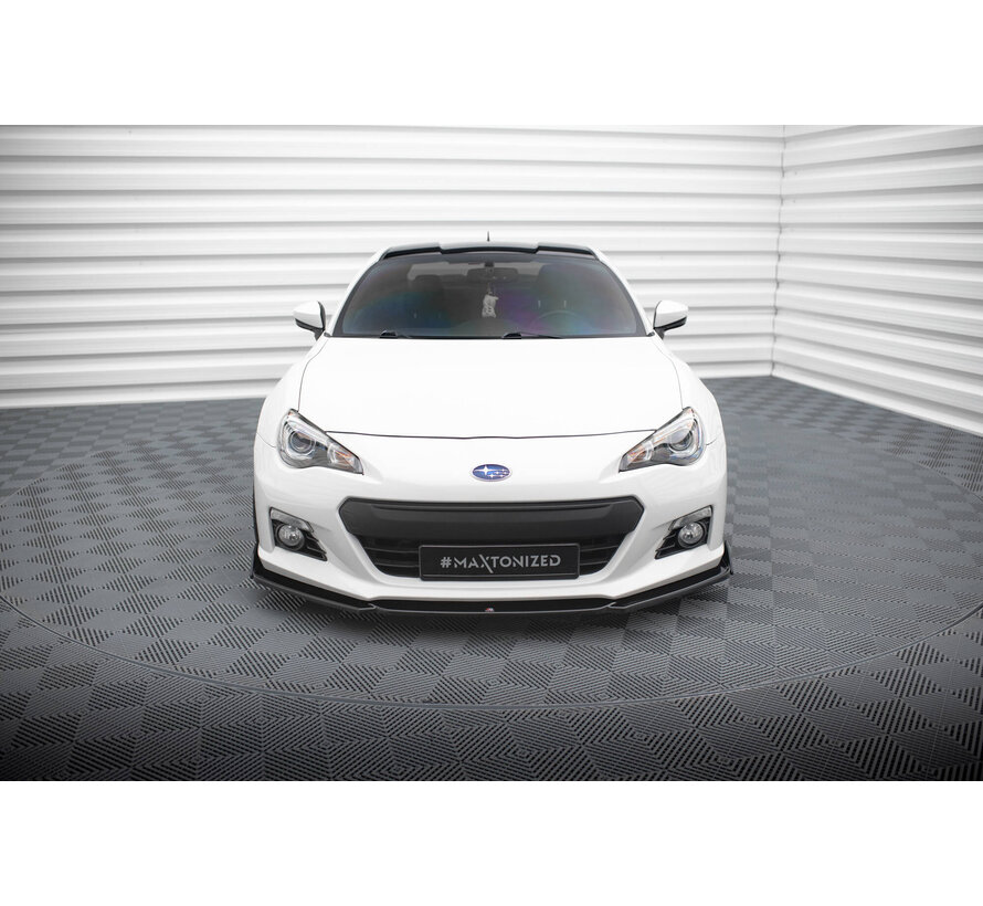 Maxton Design Front Splitter V.1 + Flaps Subaru BRZ Mk1