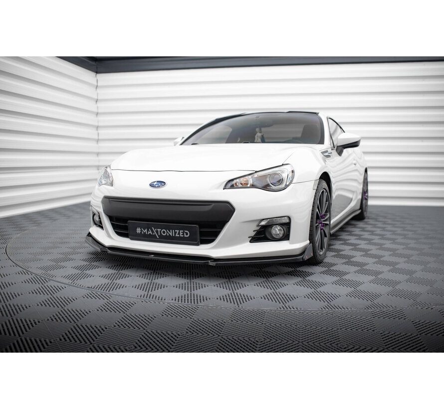 Maxton Design Front Splitter V.1 + Flaps Subaru BRZ Mk1