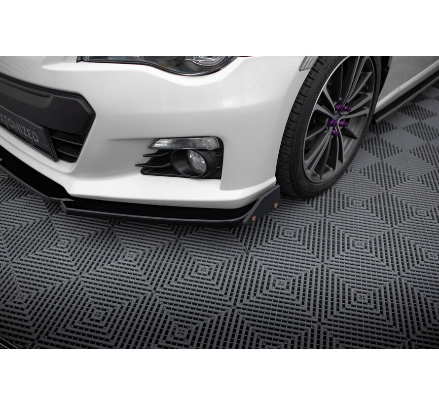 Maxton Design Front Splitter V.1 + Flaps Subaru BRZ Mk1