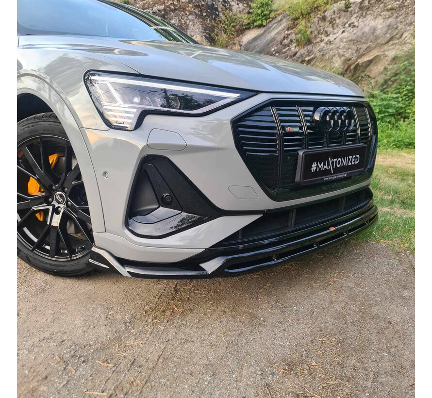 Maxton Design Front Splitter Audi e-Tron S-Line