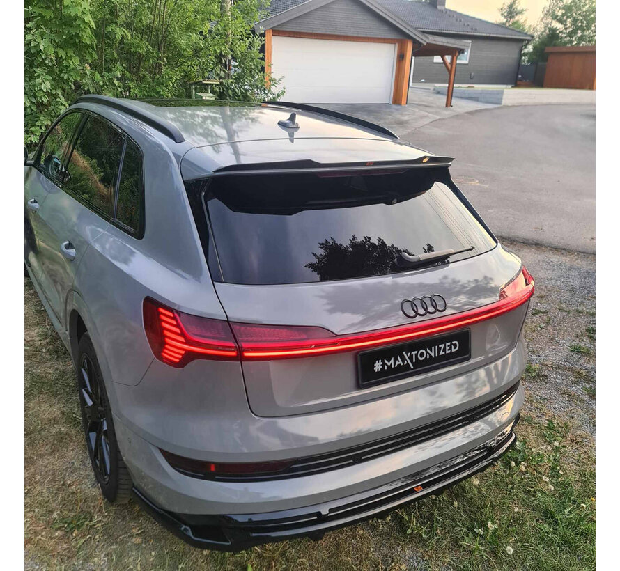 Maxton Design Rear Splitter (with vertical bars) Audi e-Tron S-Line