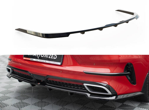 Maxton Design Maxton Design Rear Splitter (with vertical bars) Kia ProCeed GT-Line Mk1