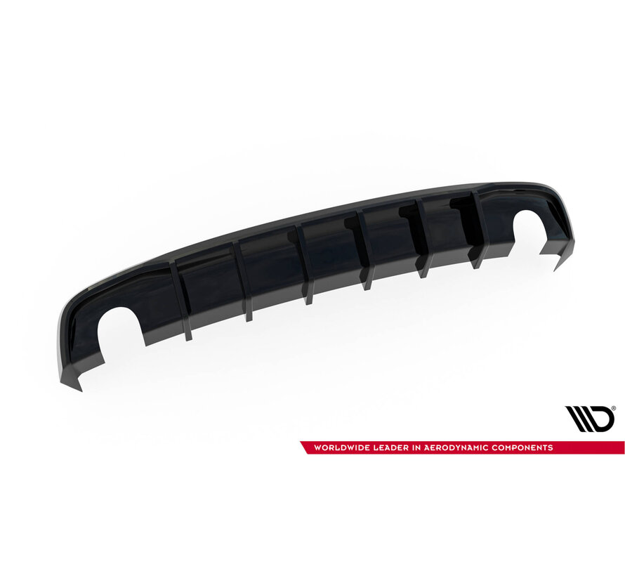 Maxton Design Rear Valance Audi A5 S-Line Coupe / Sportback 8T Facelift (Version with single exhausts on both sides)