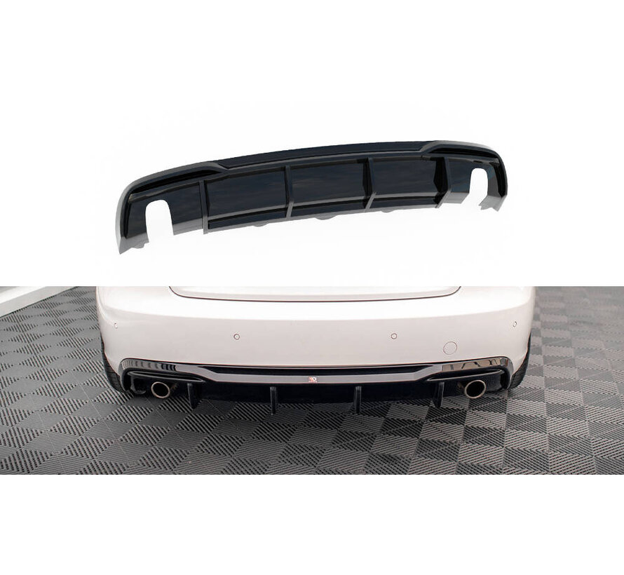 Maxton Design Rear Valance Audi A5 8T Facelift (Version with single exhausts on both sides)