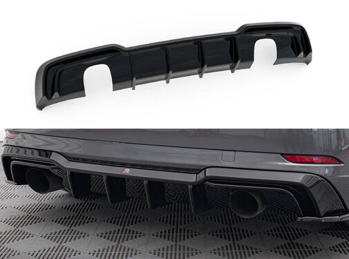 Maxton Design Maxton Design Rear Valance Audi A3 S-Line Sportback 8V Facelift (Version with single exhausts on both sides)