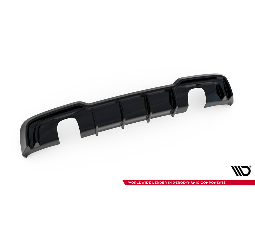 Maxton Design Rear Valance Audi A3 S-Line Sportback 8V Facelift (Version with single exhausts on both sides)