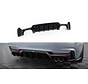 Maxton Design Rear Valance passend voor BMW 4 Coupe / Gran Coupe / Cabrio M-Pack F32 / F36 / F33 (Version with dual exhausts on both sides)
