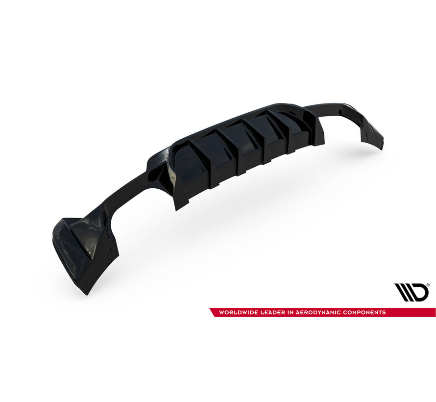 Maxton Design Rear Valance passend voor BMW 4 Coupe / Gran Coupe / Cabrio M-Pack F32 / F36 / F33 (Version with dual exhausts on both sides)