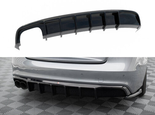 Maxton Design Maxton Design Rear Valance Audi A5 S-Line Coupe / Sportback 8T Facelift (Single side dual exhaust version)
