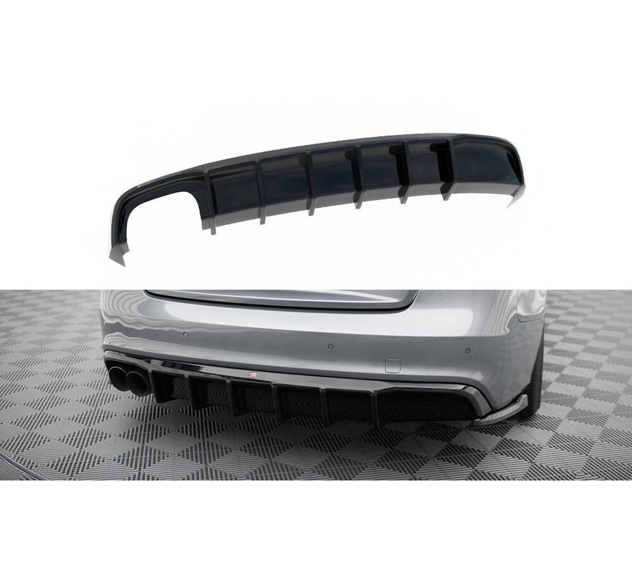 Maxton Design Rear Valance Audi A5 S-Line Coupe / Sportback 8T Facelift (Single side dual exhaust version)