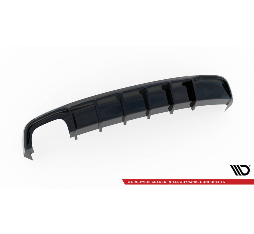 Maxton Design Rear Valance Audi A5 S-Line Coupe / Sportback 8T Facelift (Single side dual exhaust version)