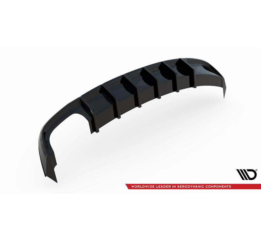 Maxton Design Rear Valance Audi A5 S-Line Coupe / Sportback 8T Facelift (Single side dual exhaust version)
