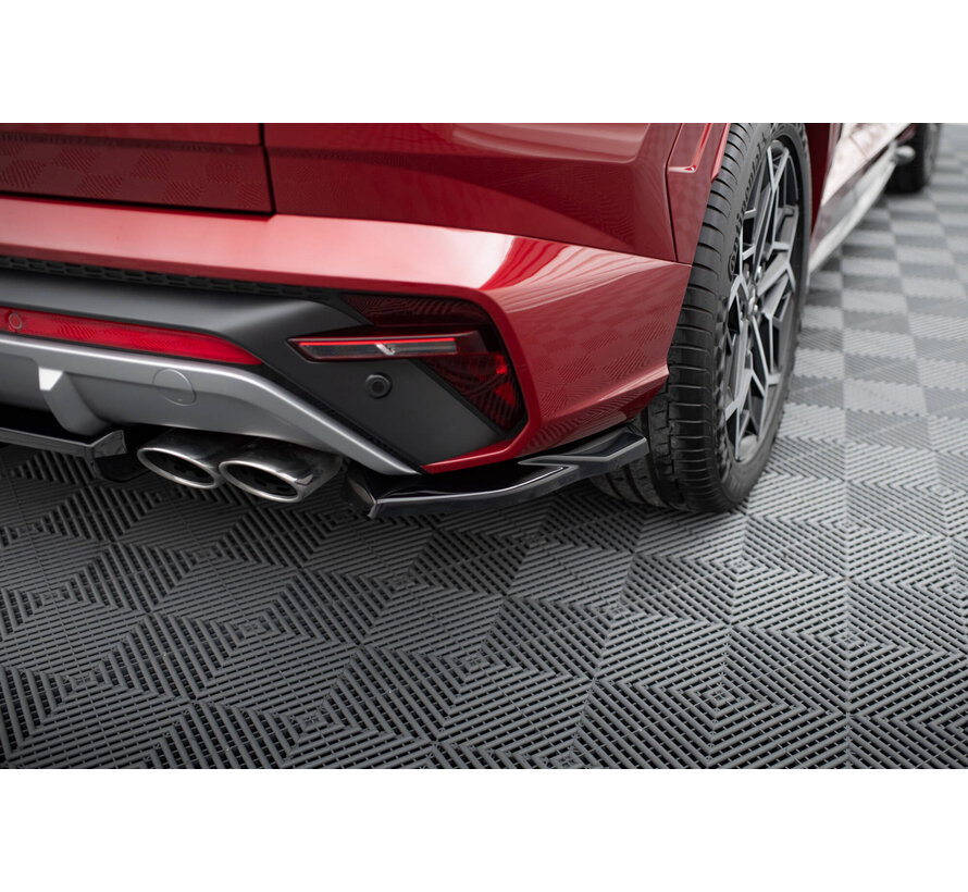 Maxton Design Rear Splitter (with vertical bars) Hyundai Tucson N-Line Mk4