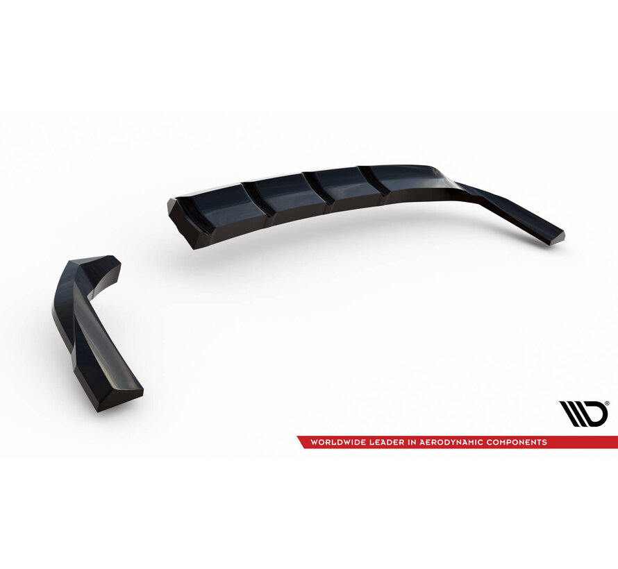 Maxton Design Rear Splitter (with vertical bars) Hyundai Tucson N-Line Mk4