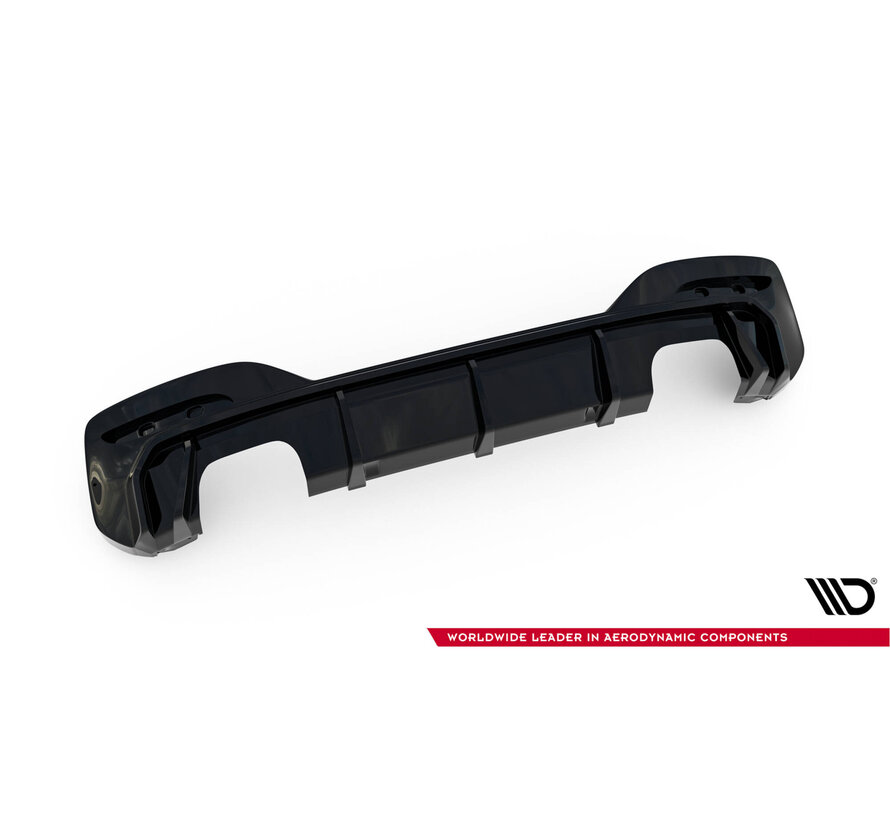 Maxton Design Rear Valance V.3 passend voor BMW 1 M-Pack / M140i F20 Facelift (Version with dual exhausts on both sides)