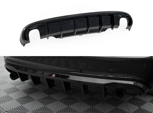 Maxton Design Maxton Design Rear Valance Audi A5 Coupe / Cabrio S-Line 8T (Version with single exhausts on both sides)