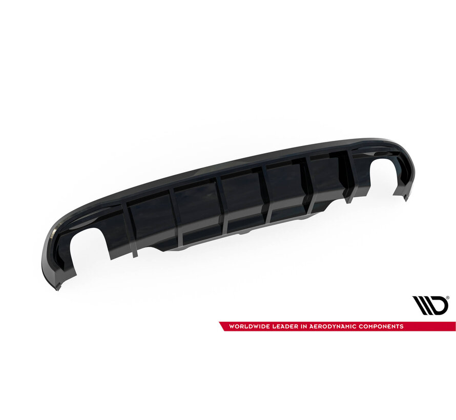 Maxton Design Rear Valance Audi A5 Coupe / Cabrio S-Line 8T (Version with single exhausts on both sides)
