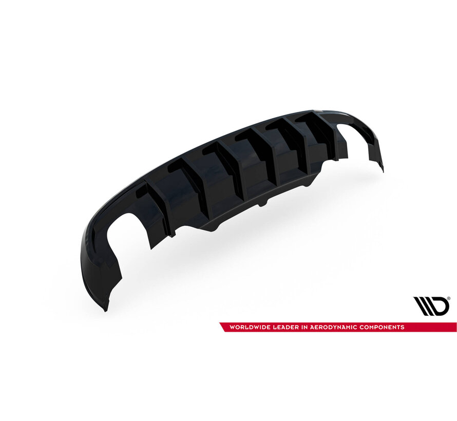 Maxton Design Rear Valance Audi A5 Coupe / Cabrio S-Line 8T (Version with single exhausts on both sides)