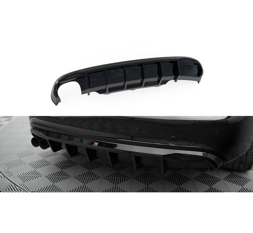 Maxton Design Rear Valance Audi A5 Coupe / Cabrio S-Line 8T (Single side dual exhaust version)