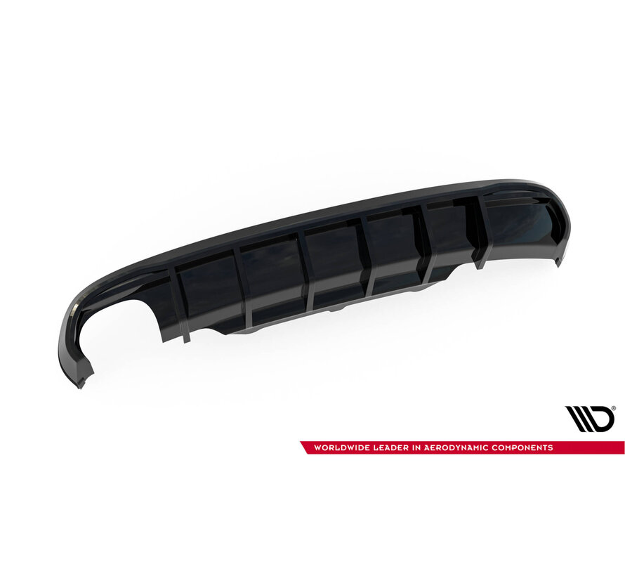 Maxton Design Rear Valance Audi A5 Coupe / Cabrio S-Line 8T (Single side dual exhaust version)