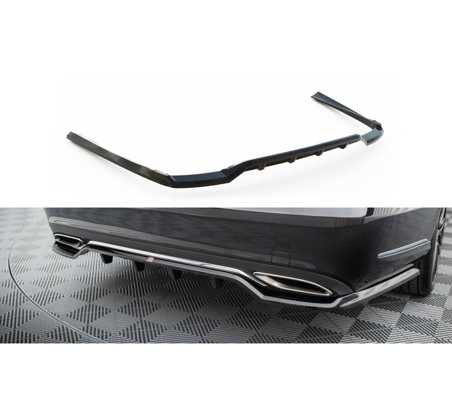 Maxton Design Rear Splitter (with vertical bars) Mercedes-Benz E W212 Facelift