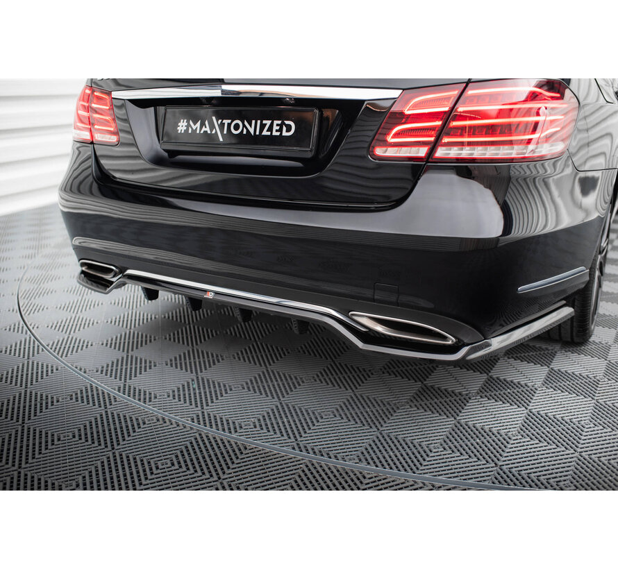 Maxton Design Rear Splitter (with vertical bars) Mercedes-Benz E W212 Facelift