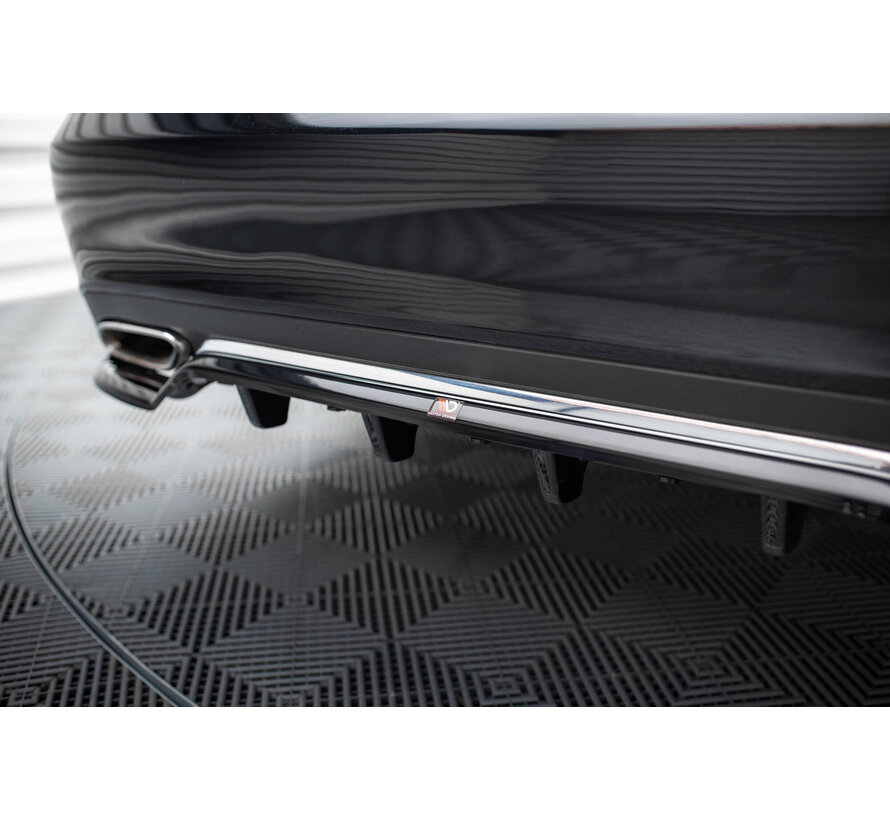 Maxton Design Rear Splitter (with vertical bars) Mercedes-Benz E W212 Facelift