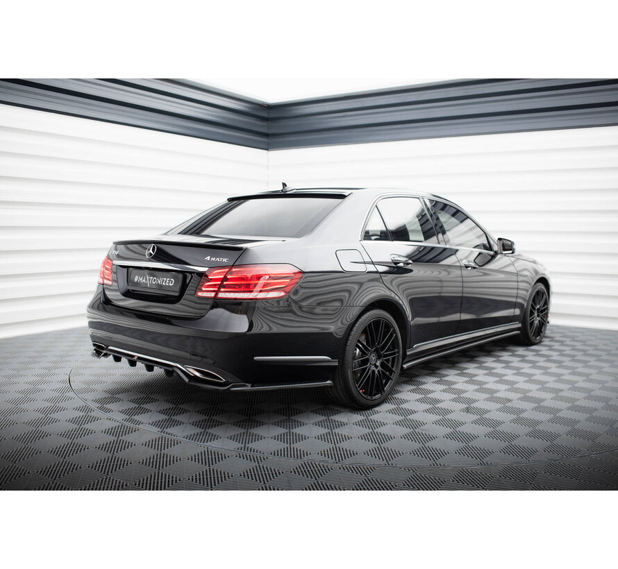 Maxton Design Rear Splitter (with vertical bars) Mercedes-Benz E W212 Facelift