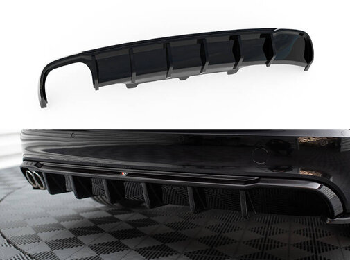 Maxton Design Maxton Design Rear Valance Audi A6 Avant C7 (Single side dual exhaust version)