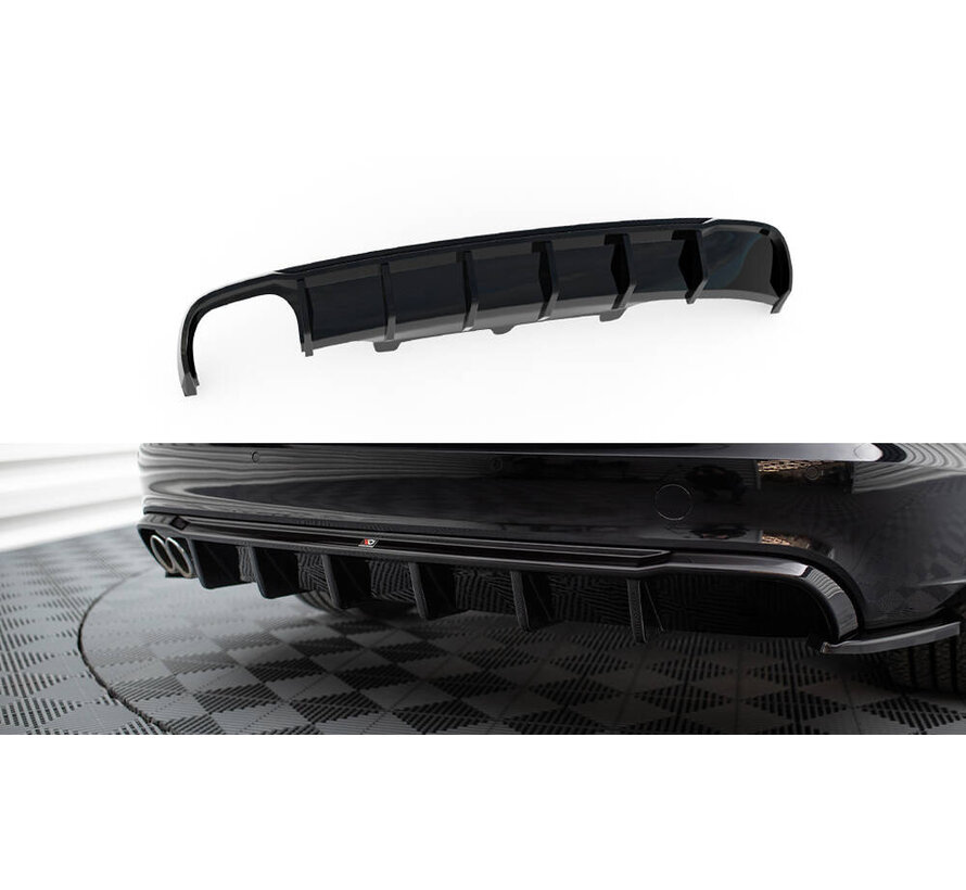 Maxton Design Rear Valance Audi A6 Avant C7 (Single side dual exhaust version)