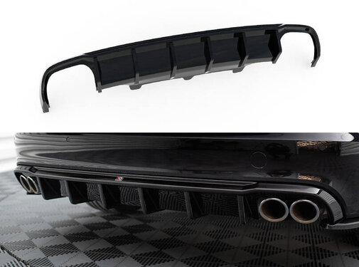 Maxton Design Maxton Design Rear Valance Audi A6 Avant C7 (Version with dual exhausts on both sides)
