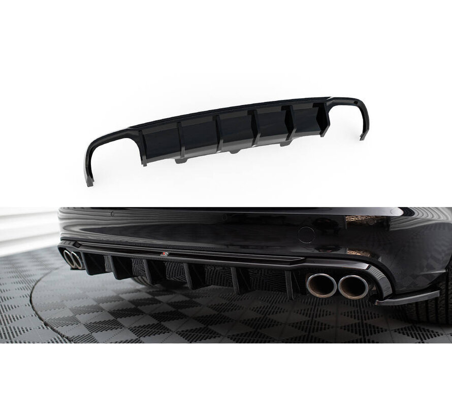 Maxton Design Rear Valance Audi A6 Avant C7 (Version with dual exhausts on both sides)