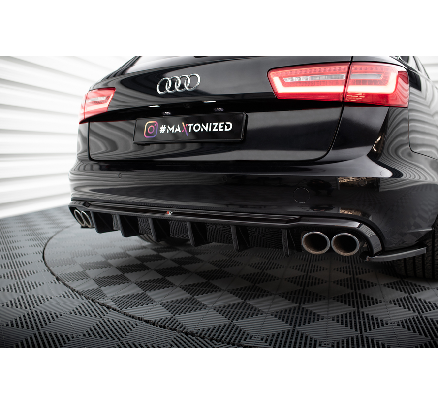 Maxton Design Rear Valance Audi A6 Avant C7 (Version with dual exhausts on both sides)