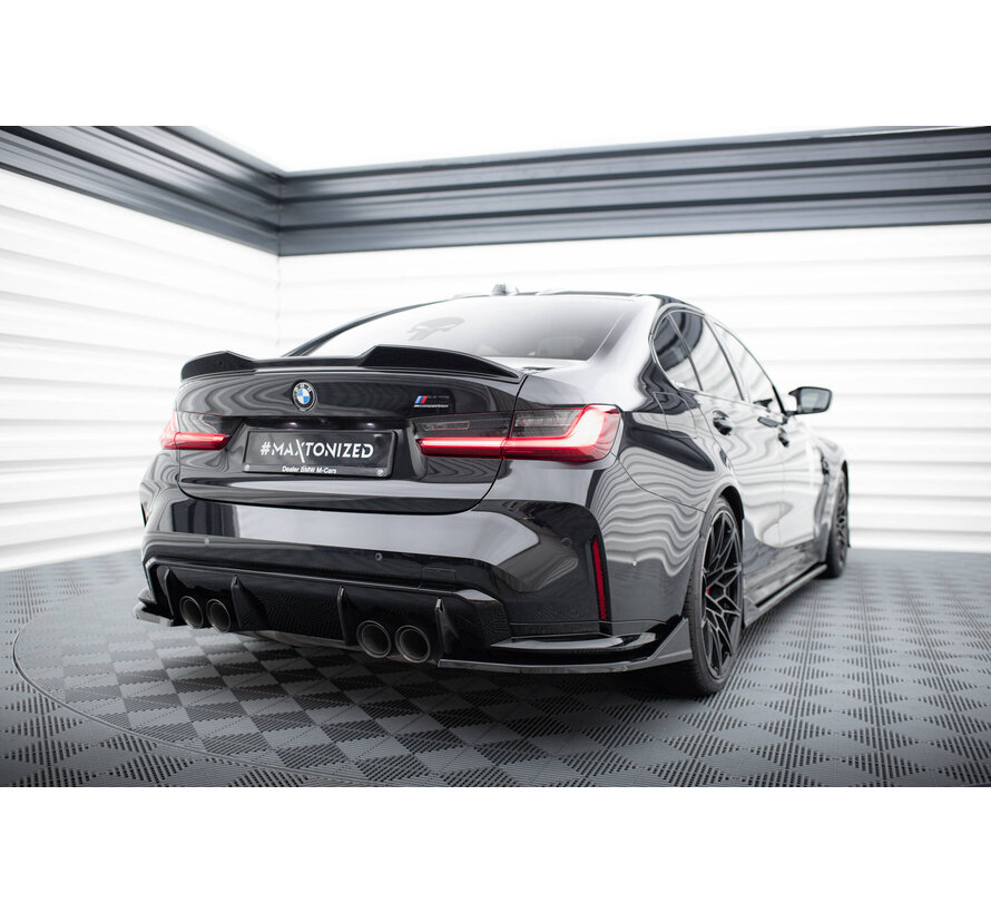 Maxton Design Rear Side Splitters V.4 CSL Look BMW M3 Sedan / Touring G80 / G81