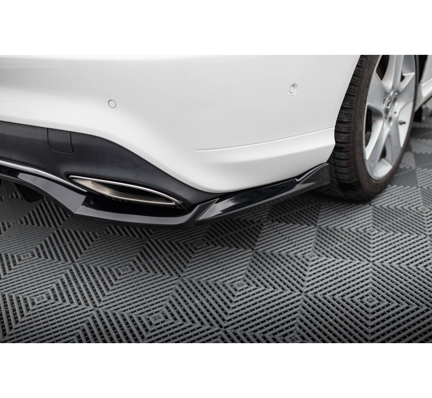Maxton Design Rear Splitter (with vertical bars) Mercedes-Benz CLA C117 Facelift