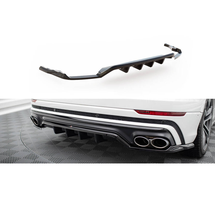 Maxton Design Rear Splitter (with vertical bars) Audi SQ8 Mk1