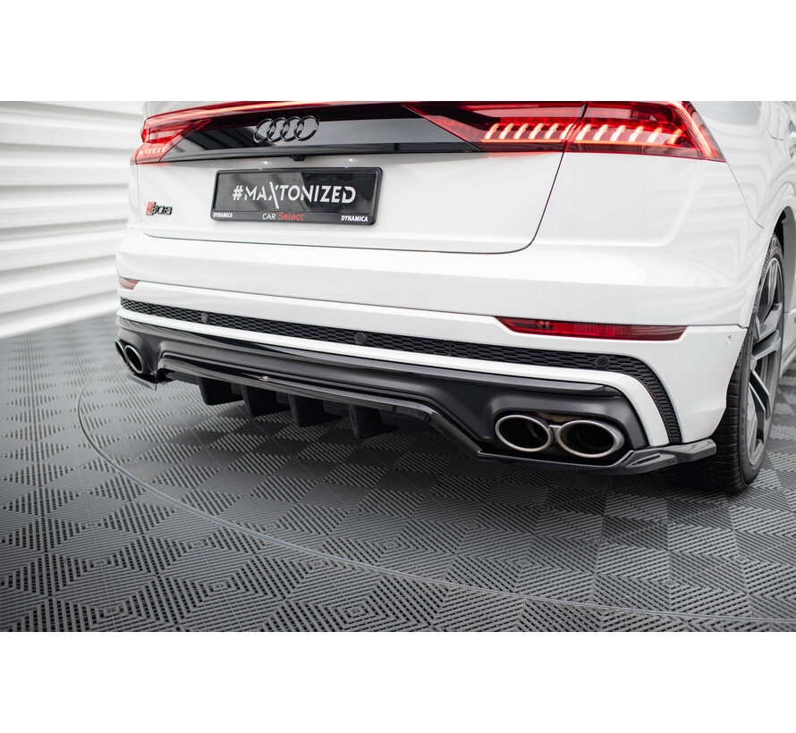 Maxton Design Rear Splitter (with vertical bars) Audi SQ8 Mk1