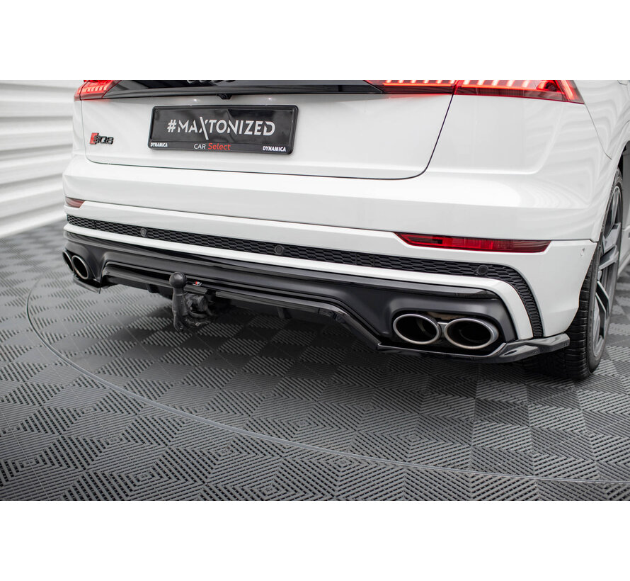 Maxton Design Rear Splitter (with vertical bars) Audi SQ8 Mk1