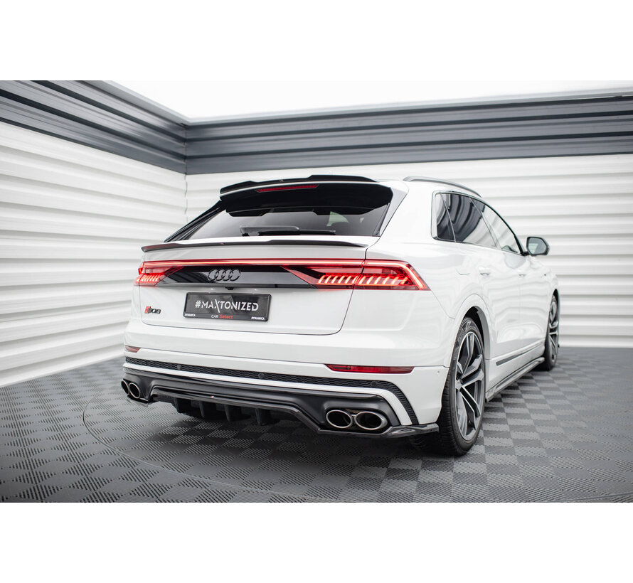 Maxton Design Rear Splitter (with vertical bars) Audi SQ8 Mk1