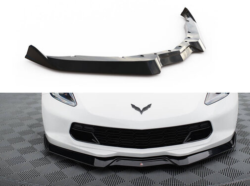 Maxton Design Maxton Design Front Splitter V.2 Chevrolet Corvette Stingray / Z06 C7