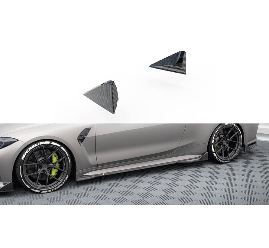 Maxton Design Prepreg Carbon Side Flaps BMW M4 G82